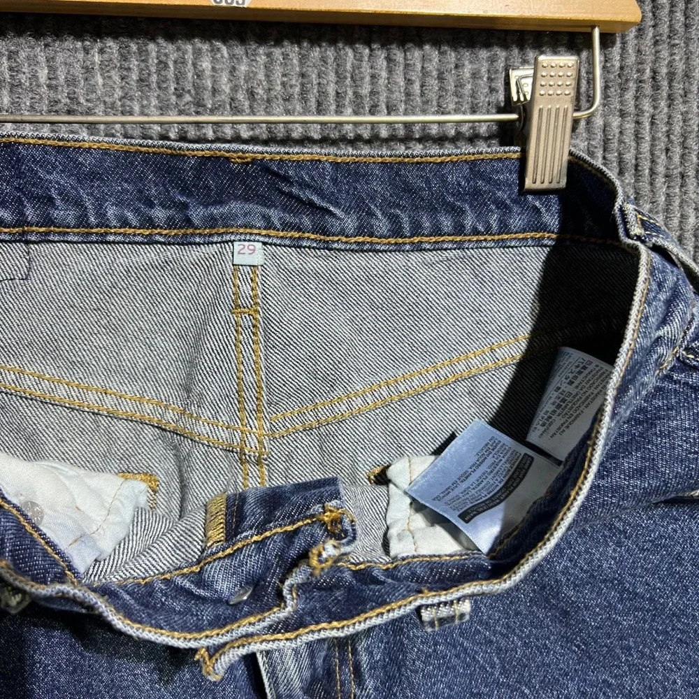 Levis Denim Mini Skirt Womens 29 Blue Indigo A-Line Casual 79752-0007